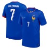 Camiseta de fútbol Francia Griezmann 7 Primera Equipación Euro 2024 - Hombre